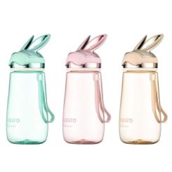 Бутылка для воды Ardesto Bunny 600мл, пластик, зелений Фото 4