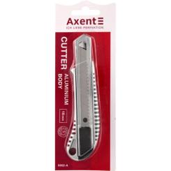Нож канцелярский Axent 18 мм, металеві направляючі Фото 1