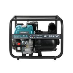 Мотопомпа Konner&Sohnen KS 80CW 1000л/мин, 7.0л.с, 28кг Фото 2