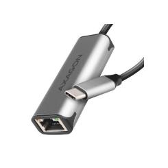 Переходник AXAGON USB-C to RJ45 Ethernet 2500Mbps gray Фото
