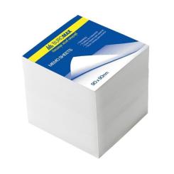 Бумага для заметок Buromax White 90х90х90мм., unglued Фото
