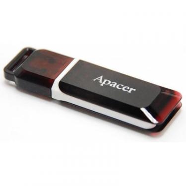 USB флеш накопитель Apacer Handy Steno AH321 black-red Фото 1
