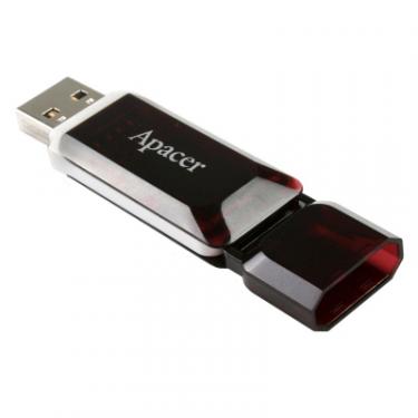 USB флеш накопитель Apacer Handy Steno AH321 black-red Фото 3