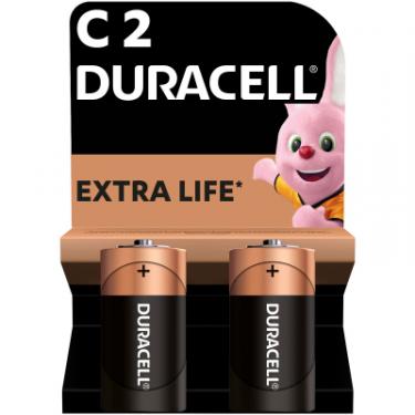 Батарейка Duracell C лужна 2шт. в упаковці Фото