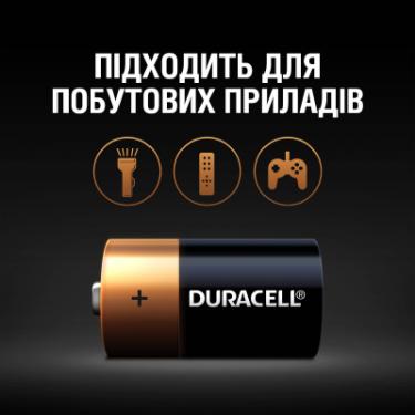 Батарейка Duracell C лужна 2шт. в упаковці Фото 4