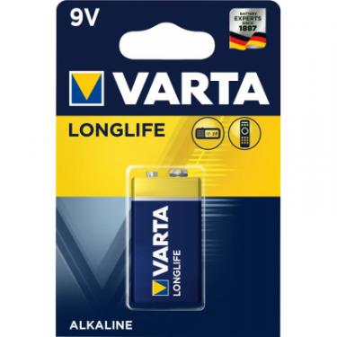 Батарейка Varta Longlife 9V 6LR61 Фото