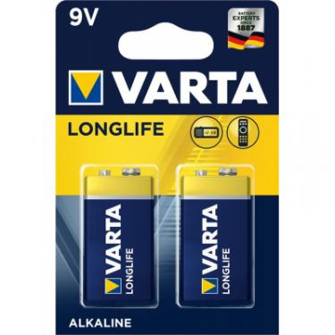 Батарейка Varta Longlife 9V 6LR61 *2 Фото