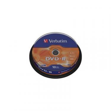 Диск DVD Verbatim 4.7Gb 16X CakeBox 10шт Фото