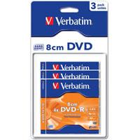 Диск DVD Verbatim 1.4Gb 4X MattSilver Hardcoated 3шт Фото