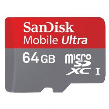 Карта памяти SanDisk 64Gb miсroSDXC Ultra class 6 Фото