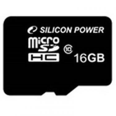 Карта памяти Silicon Power 16Gb microSDHC class 10 Фото