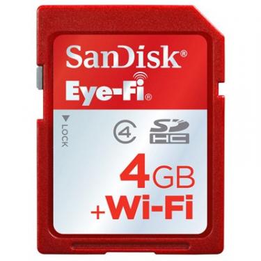 Карта памяти SanDisk 4Gb SDHC Eye-Fi Фото