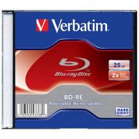 Диск BD Verbatim BD-RE 25Gb 2x Slim Case 20шт Фото