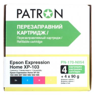 Комплект перезаправляемых картриджей Patron Epson XP-33/103/203/207/303/306/403/406 Фото 1