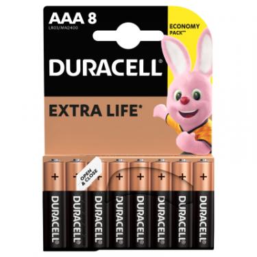 Батарейка Duracell AAA лужні 8 шт. в упаковці Фото 1