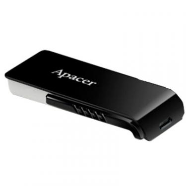 USB флеш накопитель Apacer 16GB AH350 Black RP USB3.0 Фото 4