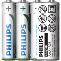 Батарейка Philips R03 PHILIPS LongLife L4F * 4 Фото