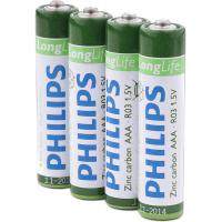 Батарейка Philips R03 PHILIPS LongLife L4F * 4 Фото 1