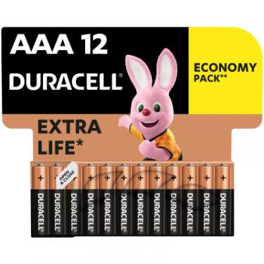 Батарейка Duracell AAA лужні 12 шт. в упаковці Фото