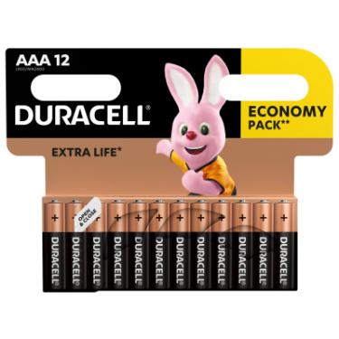 Батарейка Duracell AAA лужні 12 шт. в упаковці Фото 1