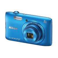 Цифровой фотоаппарат Nikon Coolpix S3600 Blue + case + 8GBSD Фото