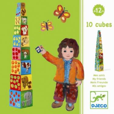 Развивающая игрушка Djeco Забавные кубики-Природа и Животные Фото