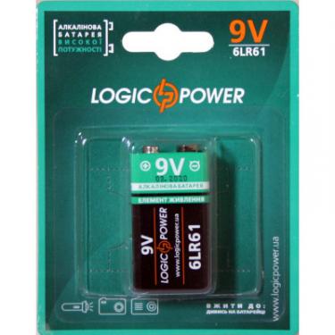 Батарейка LogicPower Крона 6LR61 * 1 Фото