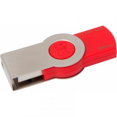 USB флеш накопитель Kingston 32GB DataTraveler 101 G3 Red USB 3.0 Фото 2