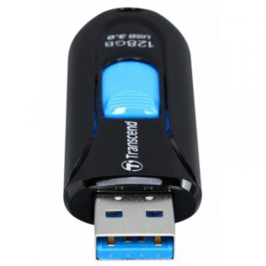 USB флеш накопитель Transcend 128GB JetFlash 790 Black USB 3.0 Фото 3