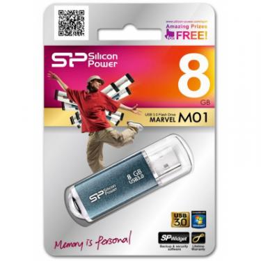 USB флеш накопитель Silicon Power 8GB MARVEL M01 USB 3.0 Фото 2