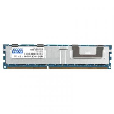 Модуль памяти для сервера Goodram DDR3 16GB ECC RDIMM 1600MHz 2Rx4 1.5V CL11 Фото