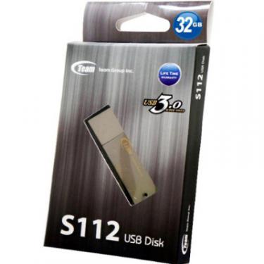 USB флеш накопитель Team 32GB S112 Black USB 3.0 Фото 3
