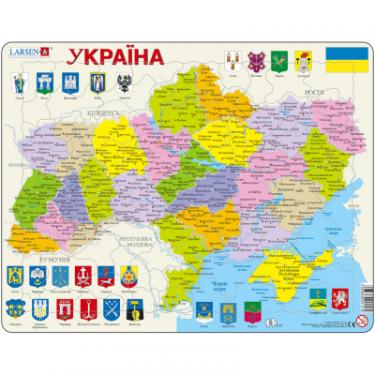 Пазл Larsen Карта Украины - политическая Фото