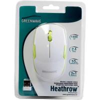 Мышка Greenwave Heathrow USB, white-green Фото 2