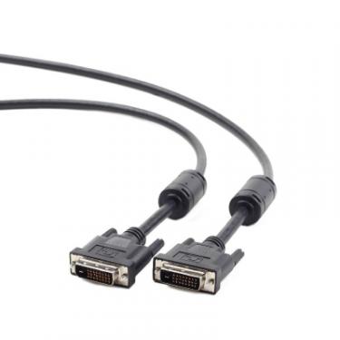 Кабель мультимедийный Cablexpert DVI to DVI 24+1pin, 1.8m Фото