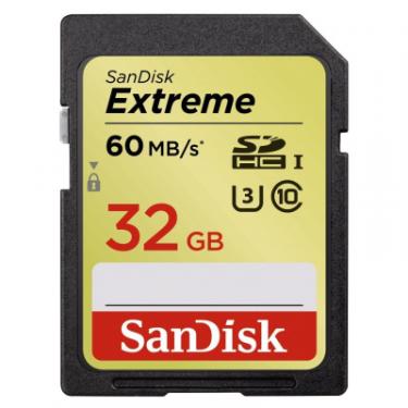 Карта памяти SanDisk 32Gb SDHC Class10 Extreme Фото