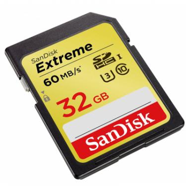 Карта памяти SanDisk 32Gb SDHC Class10 Extreme Фото 1