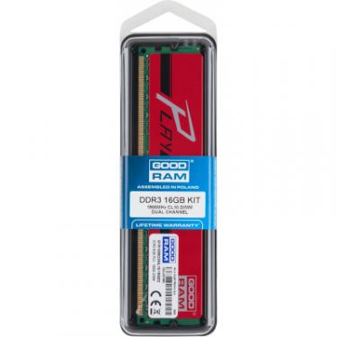 Модуль памяти для компьютера Goodram DDR3 16GB (2x8GB) 1866 MHz PLAY Red Фото 3