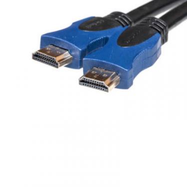 Кабель мультимедийный PowerPlant HDMI to HDMI 0.75m Фото