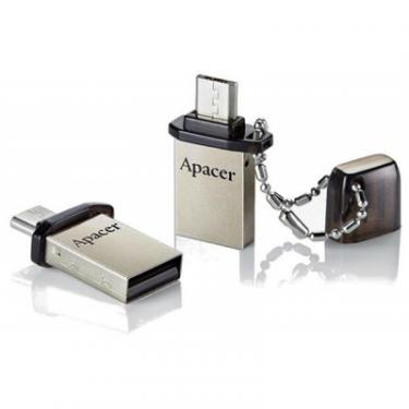 USB флеш накопитель Apacer 16GB AH175 USB 2.0 OTG Фото 3