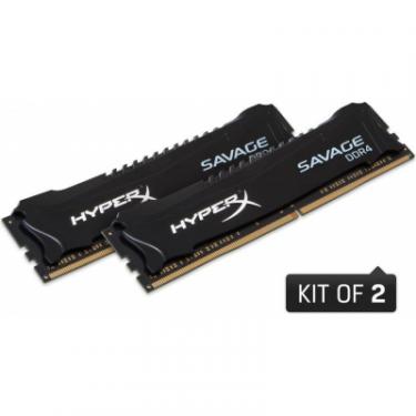 Модуль памяти для компьютера Kingston Fury (ex.HyperX) DDR4 16GB (2x8GB) 2133 MHz Savage Black Фото 1
