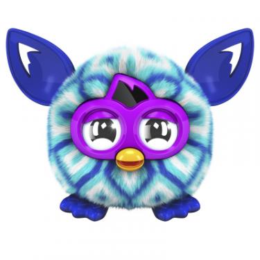Интерактивная игрушка Furby Малыш Ферби серии Furbling бело-синие ромбики Фото