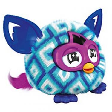 Интерактивная игрушка Furby Малыш Ферби серии Furbling бело-синие ромбики Фото 1