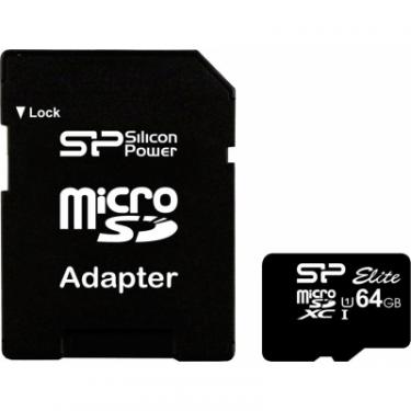Карта памяти Silicon Power 64GB microSDXC Class 10 UHS-ISDR Фото