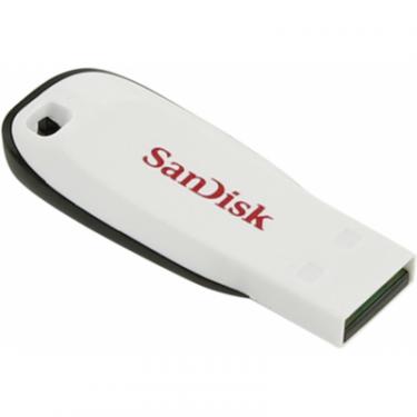 USB флеш накопитель SanDisk 16GB Cruzer Blade White USB 2.0 Фото 1