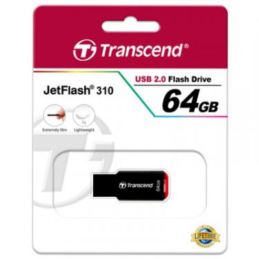 USB флеш накопитель Transcend 64GB JetFlash 310 USB 2.0 Фото 5