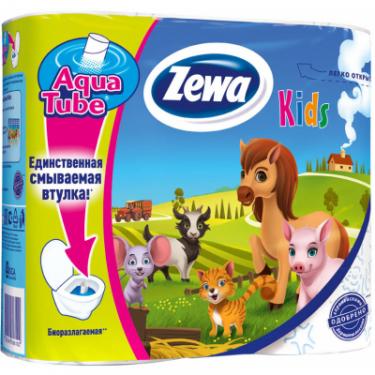 Туалетная бумага Zewa Kids 3-слойная 4 шт Фото