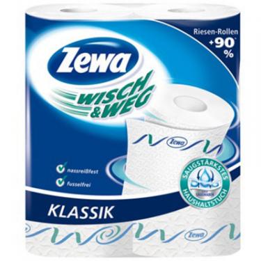Бумажные полотенца Zewa Wisch&Weg Сlassic 2-слойные 2 шт Фото