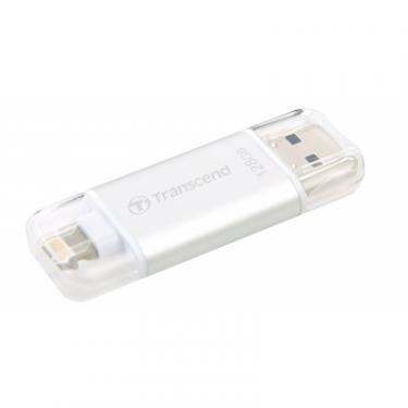 USB флеш накопитель Transcend 128GB JetDrive Go 300 Silver USB 3.1 Фото 1