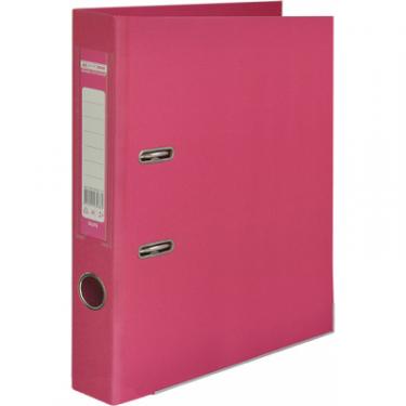 Папка - регистратор Buromax А4 double sided, 50мм, PP, pink, built-up Фото